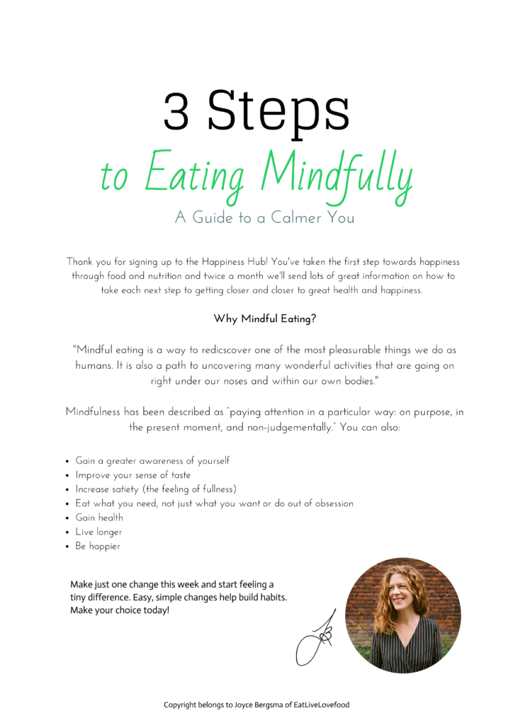 Guide to Eating Mindfully 1