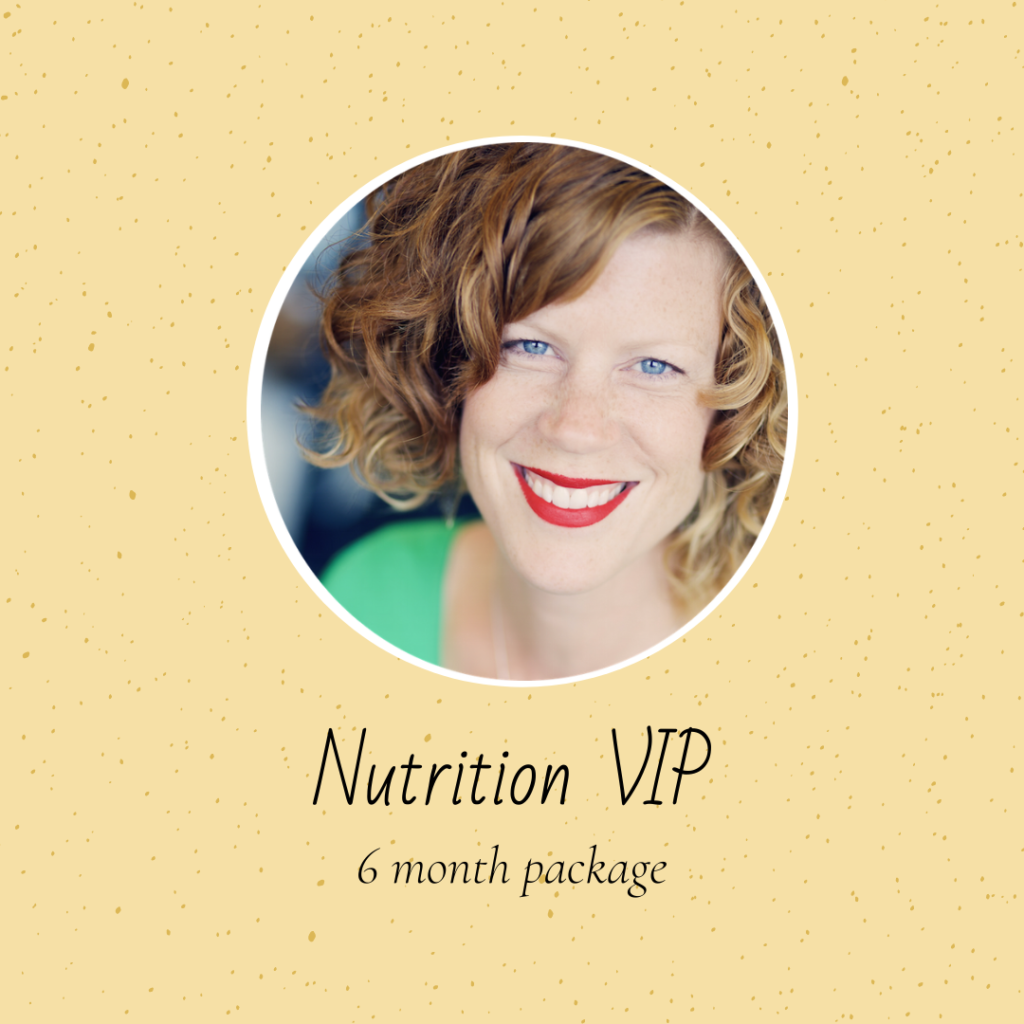 Joyce and the Nutrition VIP package
